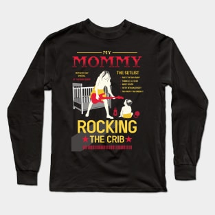 mothers day mommy rocking the crib retro 08 Long Sleeve T-Shirt